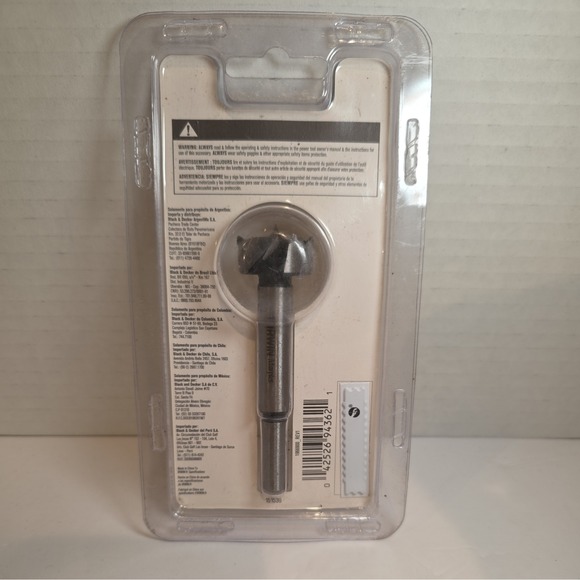 Irwin Round Shank 1" Carbon Steel Forstner Drill Bit Tool 1966900 - Picture 2 of 4